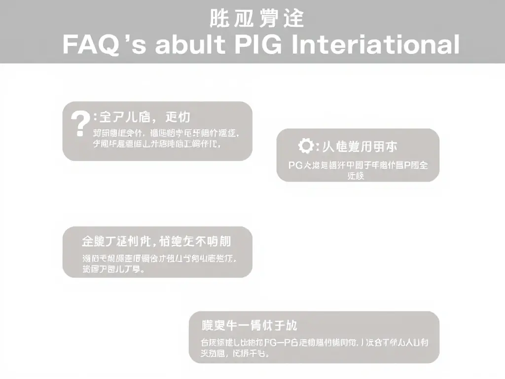 A visually appealing graphic representing the FAQ section, featuring icons and concise text snippets addressing common questions about 金年会 and its services. The graphic should convey clarity, transparency, and a commitment to user satisfaction.